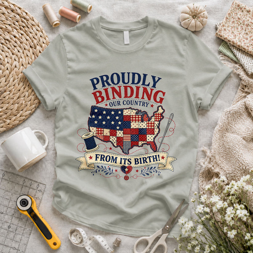 God Bless the USA Patchwork Letters - Pink view 5