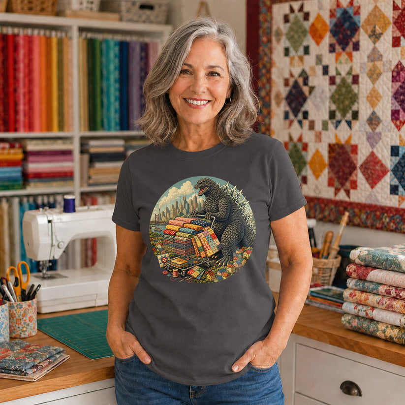Godzilla Quilter T-shirt
