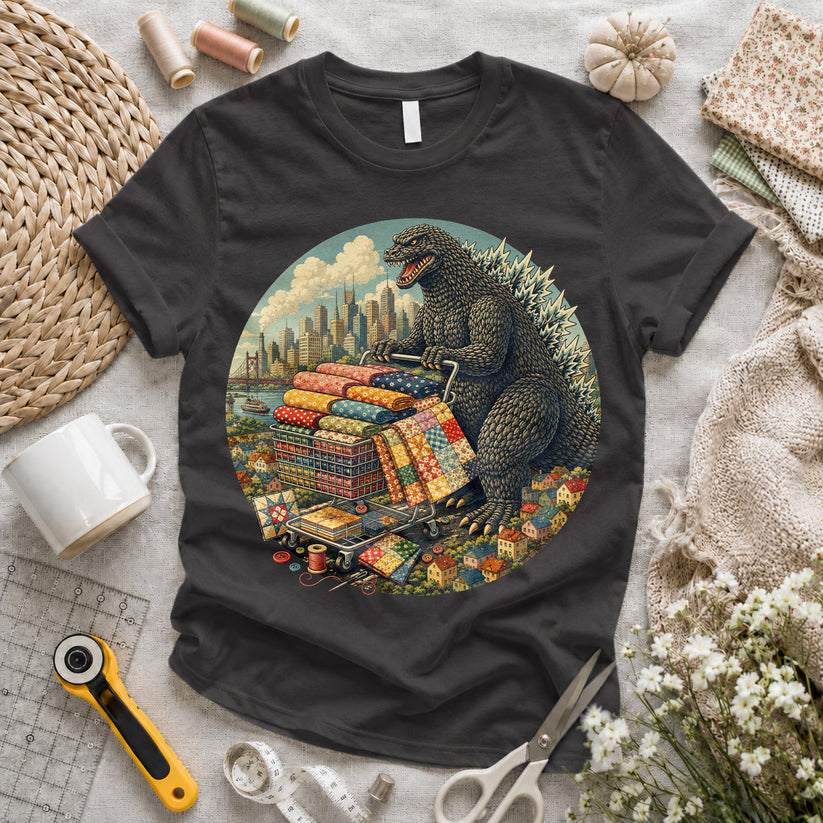 Godzilla Quilter T-shirt