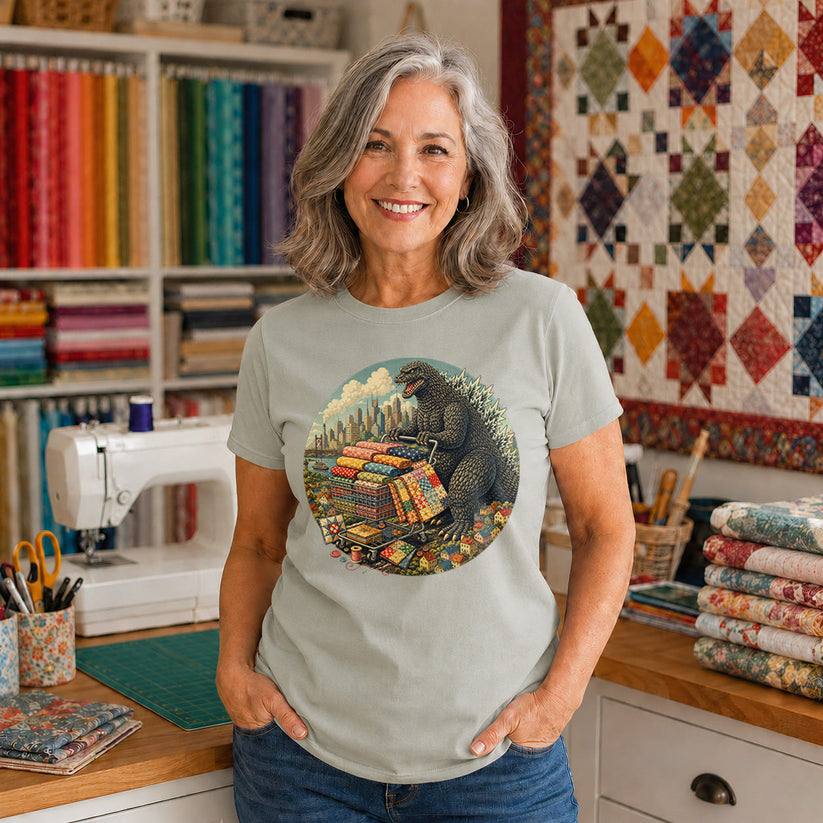 Godzilla Quilter T-shirt
