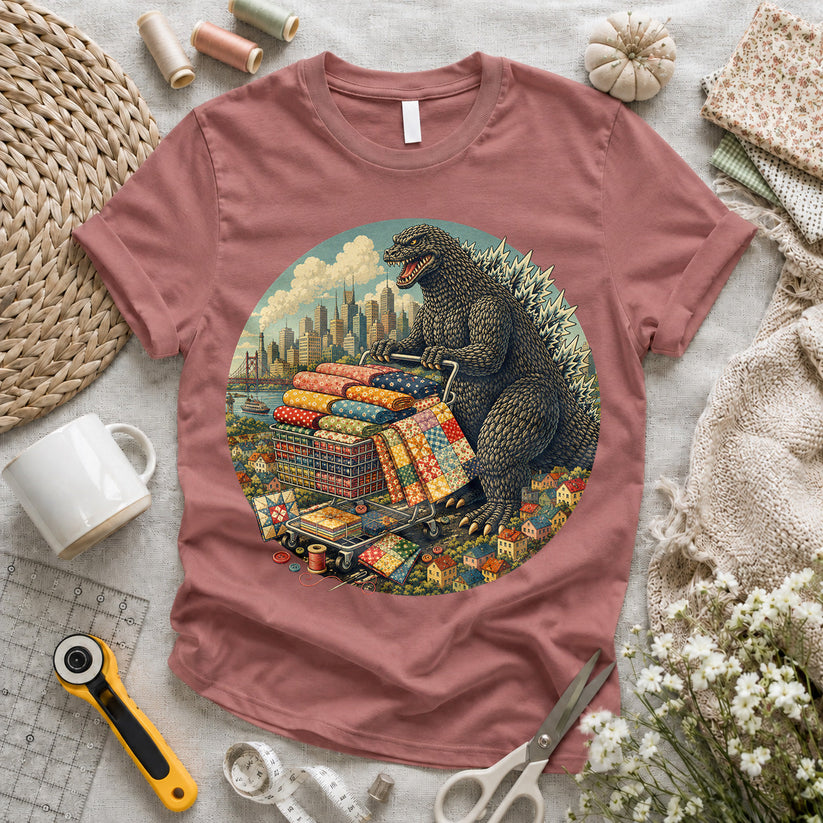 Godzilla Quilter T-shirt