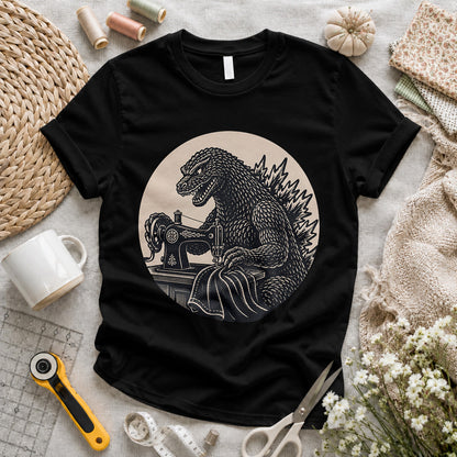 Godzilla Sewing Vintage T-shirt