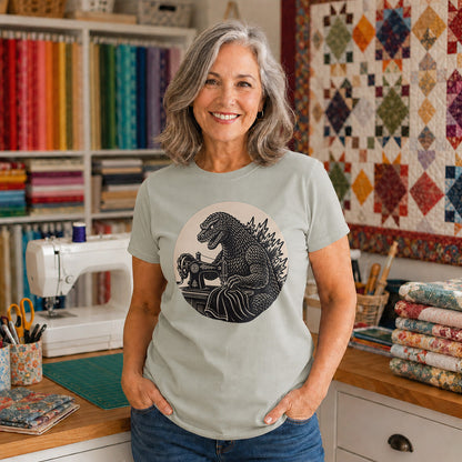 Godzilla Sewing Vintage T-shirt