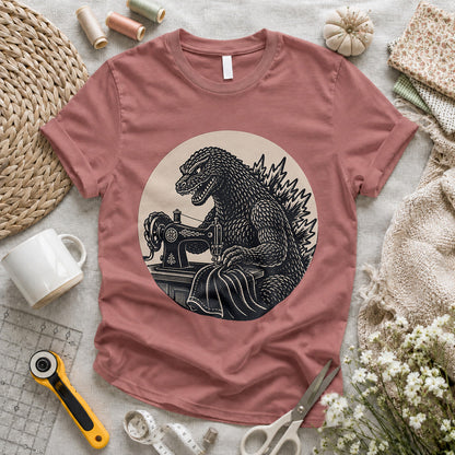 Godzilla Sewing Vintage T-shirt
