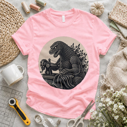 Godzilla Sewing Vintage T-shirt