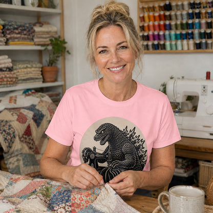 Godzilla Sewing Vintage T-shirt