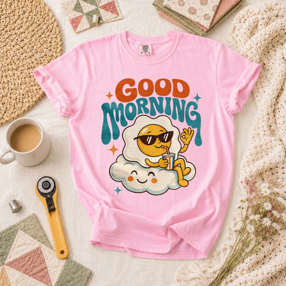 Good Morning Egg Cloud T-Shirt - Blossom