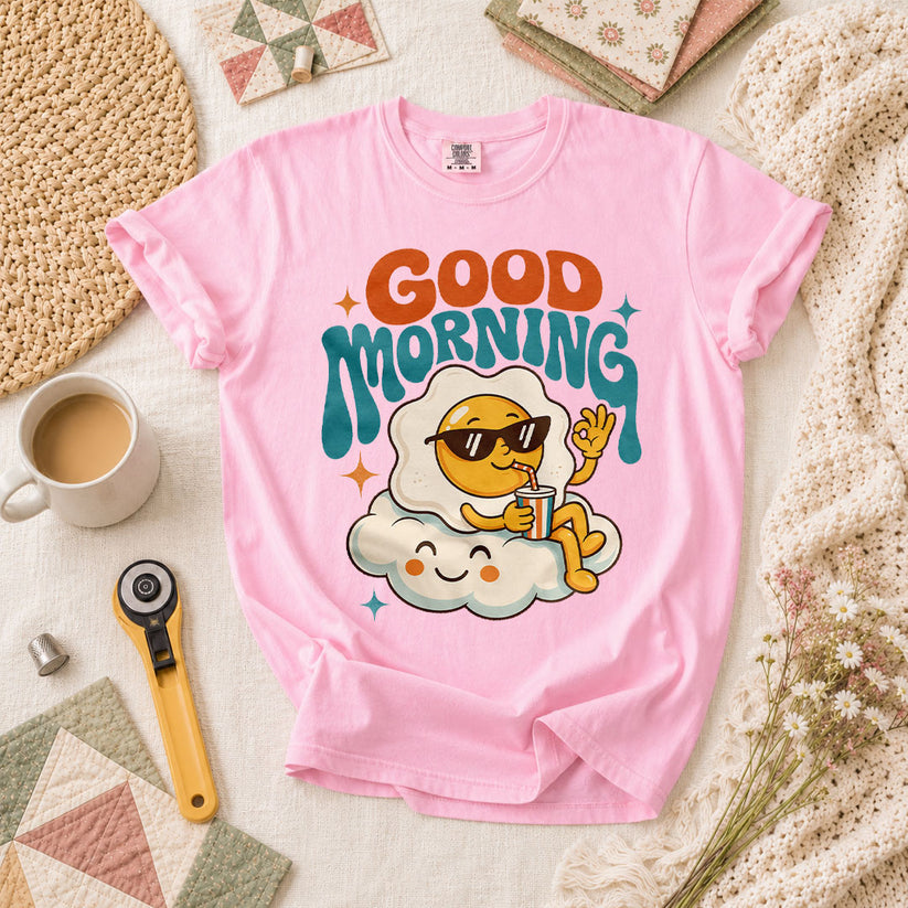 Good Morning Egg Cloud T-Shirt - Blossom