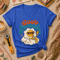 Good Morning Egg Cloud Women's V-Neck