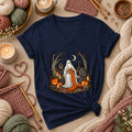 Graveyard Ghost Knitter Women's V-Neck