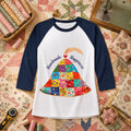 Handmade Happiness Floral Patchwork Quilt Raglan Sleeve