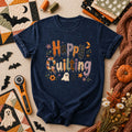Happy Quilting Ghost Halloween T-Shirt