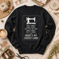 Heres My Credit Card Fabric Long Sleeve