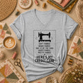 Heres My Credit Card Fabric Women's V-Neck