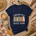 I Belong To A Quilt Gang Women's V-Neck