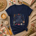 I Came I Saw I Left Early To Cross Stitch Women's V-Neck