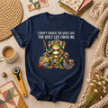 I Didnt Choose The Quilt Life Frog King T-Shirt