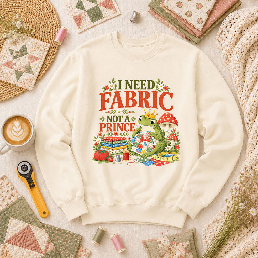 I Need Fabric Not A Prince Long Sleeve - Natural
