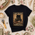 I Quilt Because I Need The Distraction Black Cat Women's V-Neck