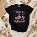 I Run A Quilt Gang Flamingos T-Shirt