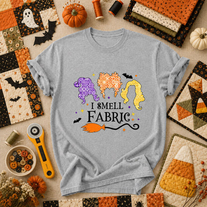 I Smell Fabric Witch Halloween T-Shirt - Athletic Heather