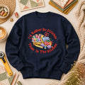 I'd Rather Be Stitchin' Than In The Kitchen Long Sleeve