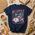 Ill Be In My Office Vintage Sewing Machine T-Shirt