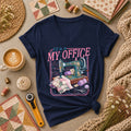 Ill Be In My Office Vintage Sewing Machine Women's V-Neck