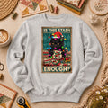 Is This Stash Enough Christmas Black Cat Long Sleeve