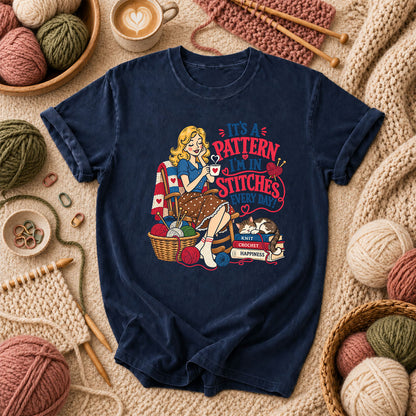 It's A Pattern I'm In Stitches Every Day T-Shirt