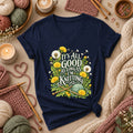 It's All Good As Long As I'm Knitting Women's V-Neck