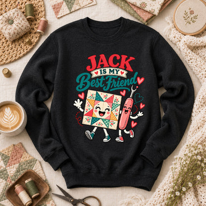 Jack Is My Best Friend Seam Ripper Long Sleeve - Black