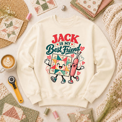 Jack Is My Best Friend Seam Ripper Long Sleeve - Natural