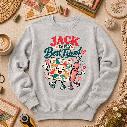 Jack Is My Best Friend Seam Ripper Long Sleeve - Sport Grey