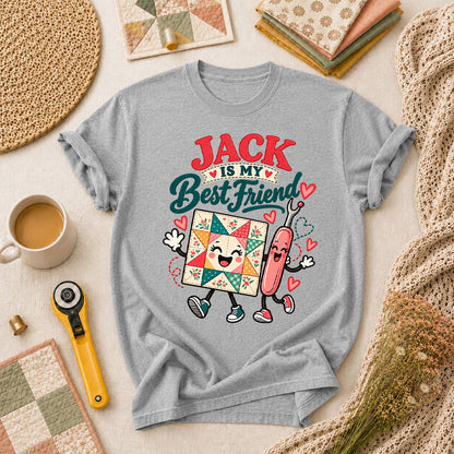 Jack Is My Best Friend Seam Ripper T-Shirt - Athletic Heather