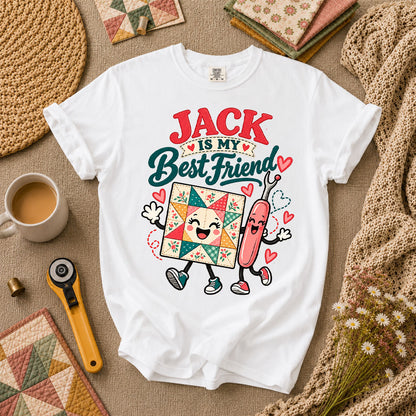 Jack Is My Best Friend Seam Ripper T-Shirt - White