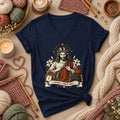 Jesus Stitching A Kinder World Women's V-Neck