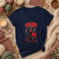 Knitting Rocks Doodle Dog Women's V-Neck