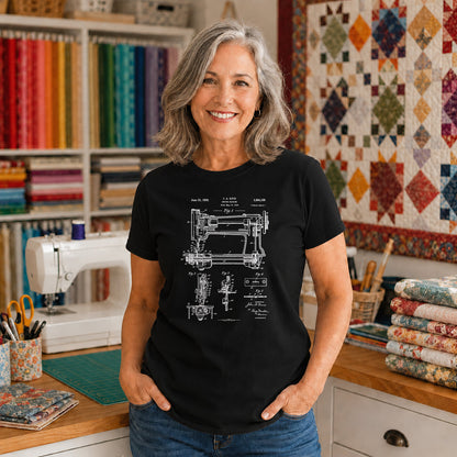 Knox 1932 Sewing Machine Patent T-shirt