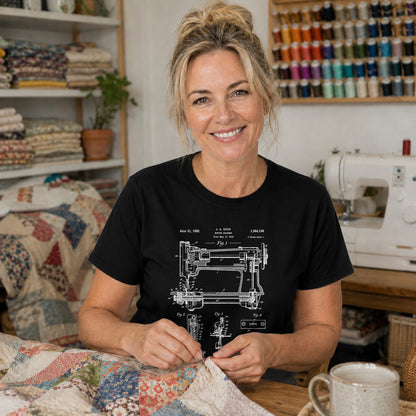 Knox 1932 Sewing Machine Patent T-shirt