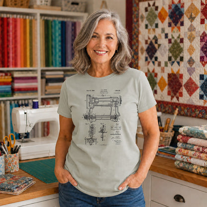 Knox 1932 Sewing Machine Patent T-shirt