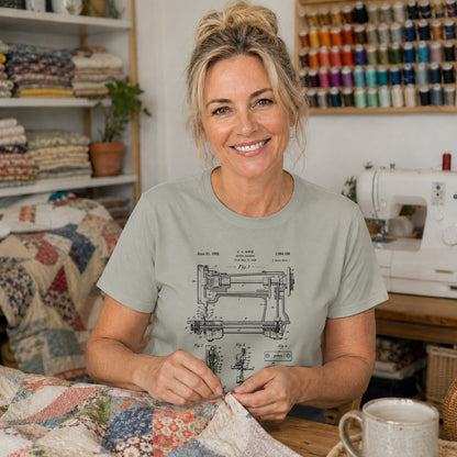 Knox 1932 Sewing Machine Patent T-shirt