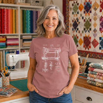 Knox 1932 Sewing Machine Patent T-shirt