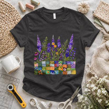 Lavender Patchwork Pots T-shirt