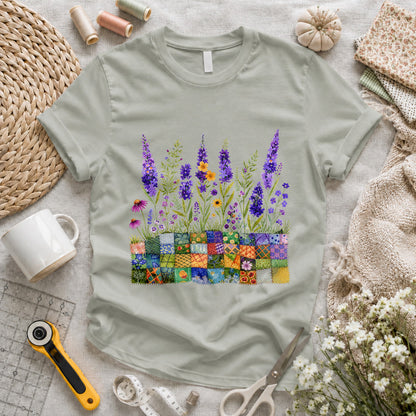 Lavender Patchwork Pots T-shirt