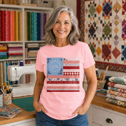 Life Liberty Pursuit of Quilting Founding Fathers - Black view 3