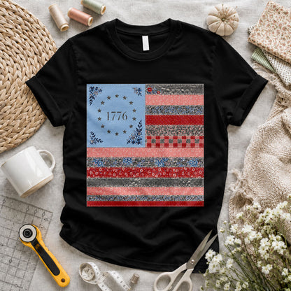 Life Liberty Pursuit of Quilting Founding Fathers - Pink view 4