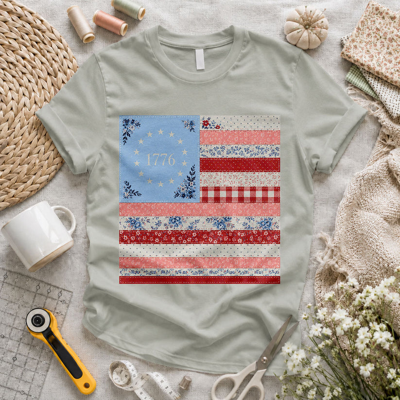 Life Liberty Pursuit of Quilting Founding Fathers - Pink view 5