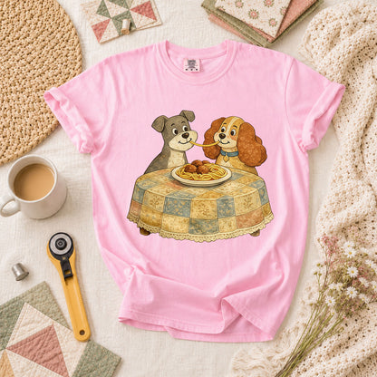 Love Dog T-Shirt - Blossom