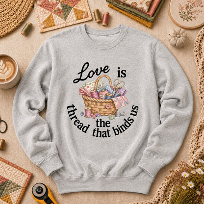 Love Is The Thread That Binds Us Long Sleeve - Sport Grey